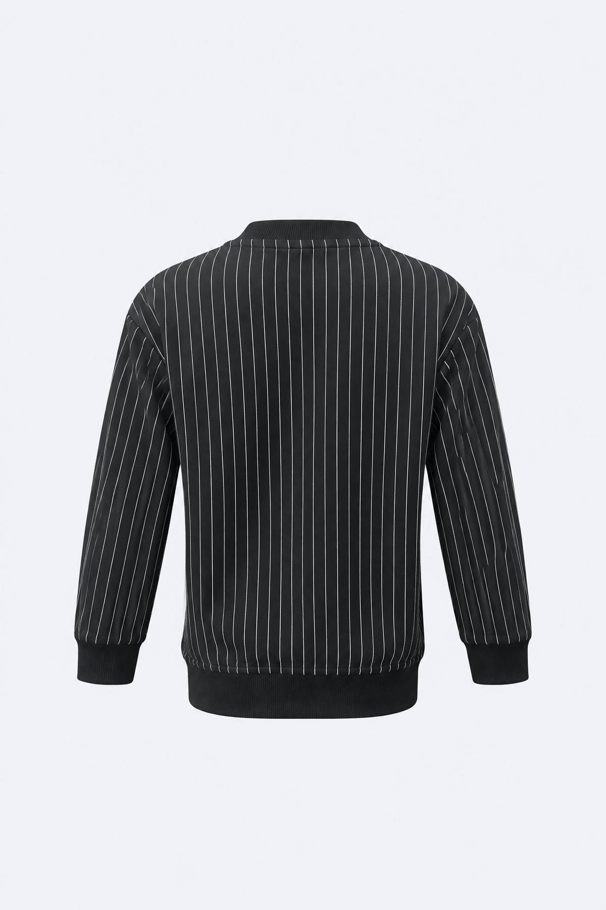 Çizgili Kot Cepli Erkek Çocuk Sweatshirt 2
