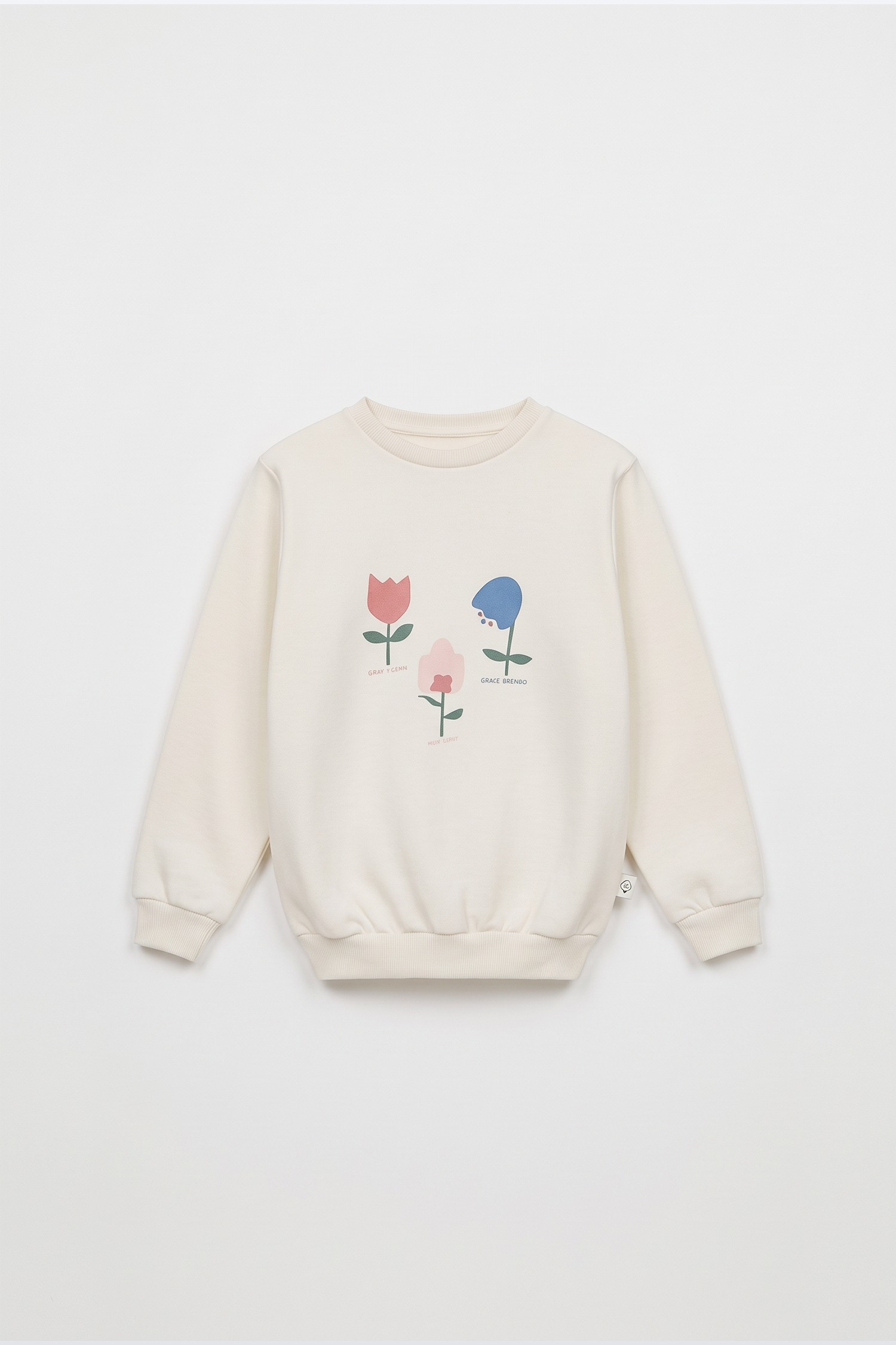 Çiçekli Kapitone Yelekli Sweatshirt Pantolon 3'lü Kız Çocuk Takımı 3