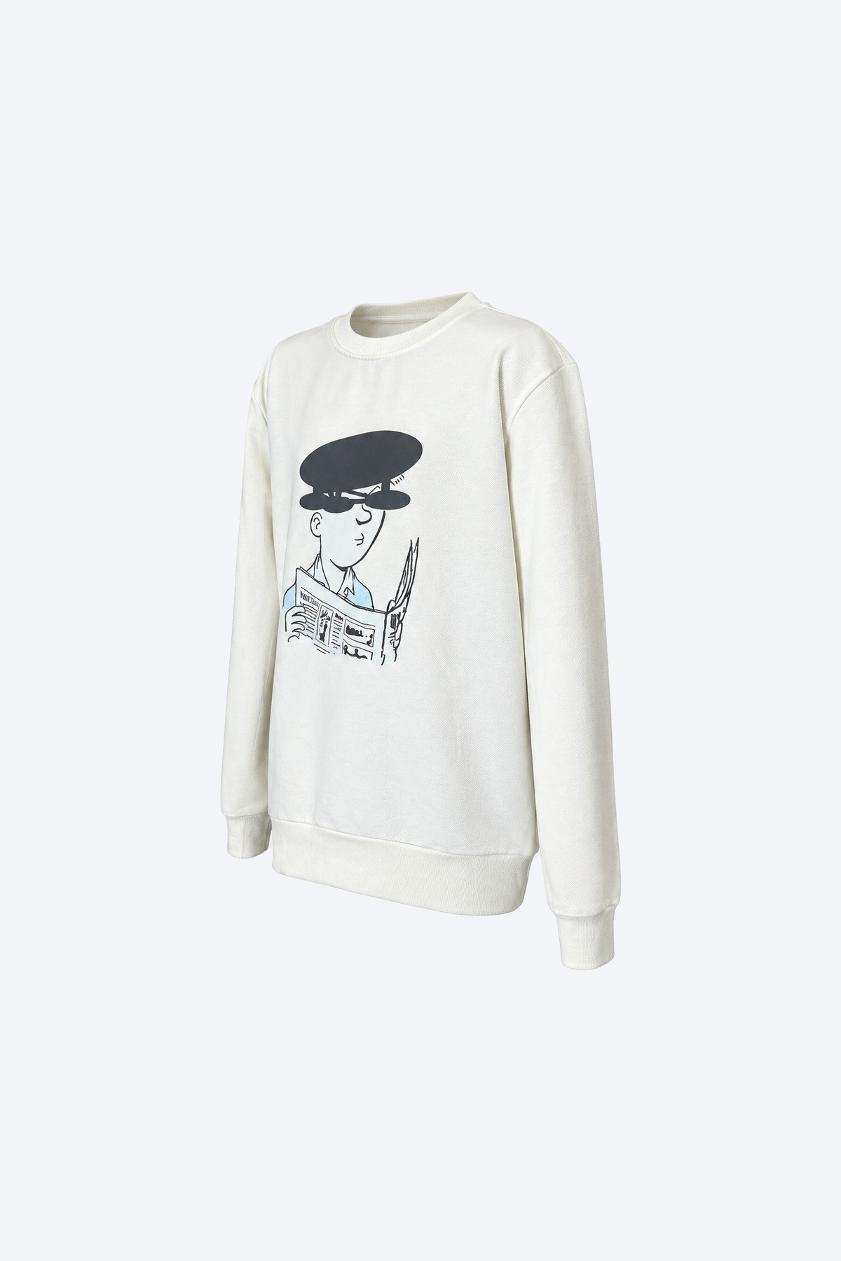 Şapkalı Adam Baskılı Erkek Çocuk Sweatshirt 2