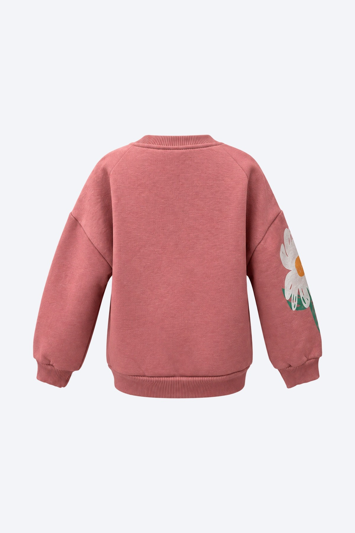 Papatya Baskılı Kız Çocuk Sweatshirt 3