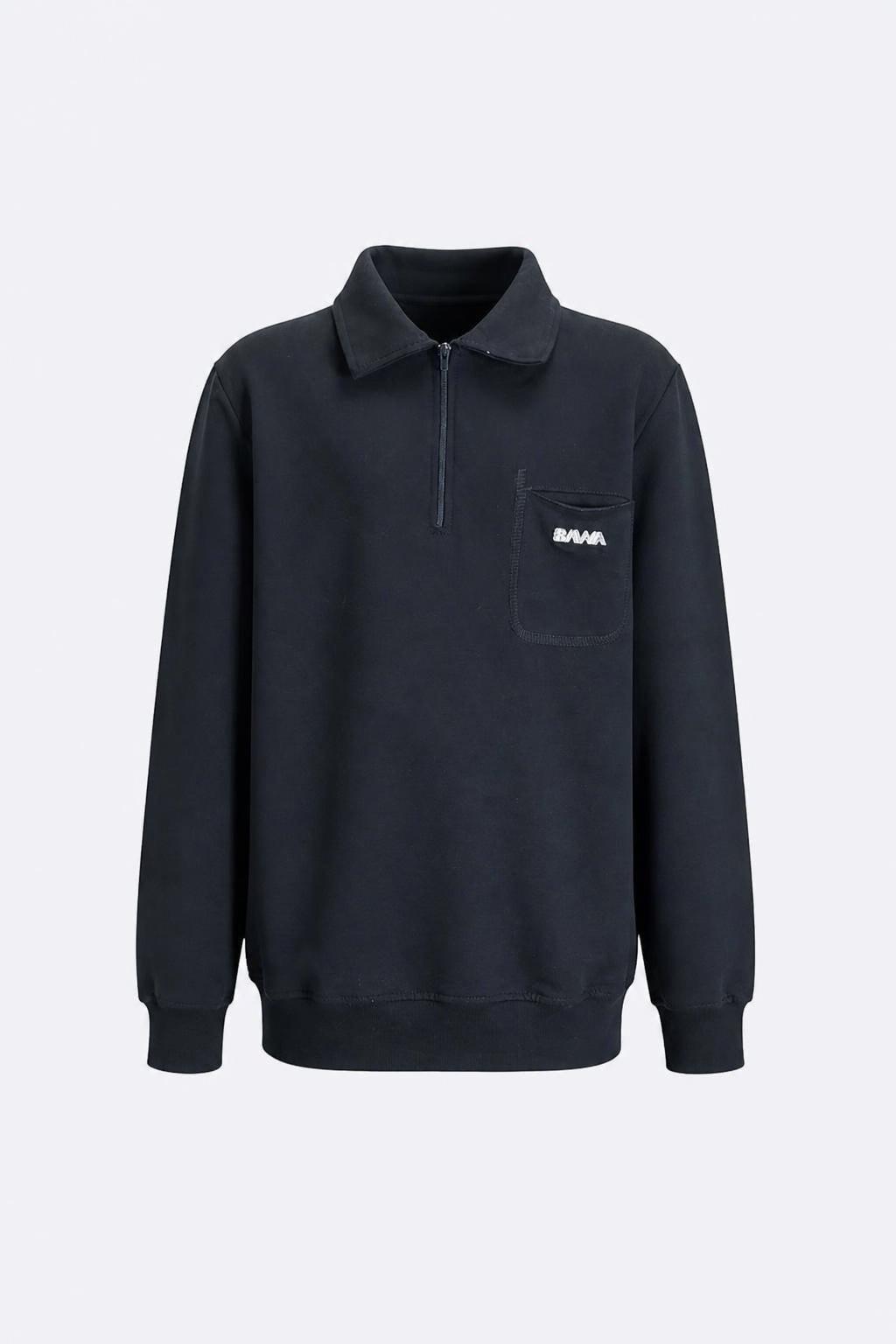 Yarım Fermuarlı Erkek Çocuk Sweatshirt
