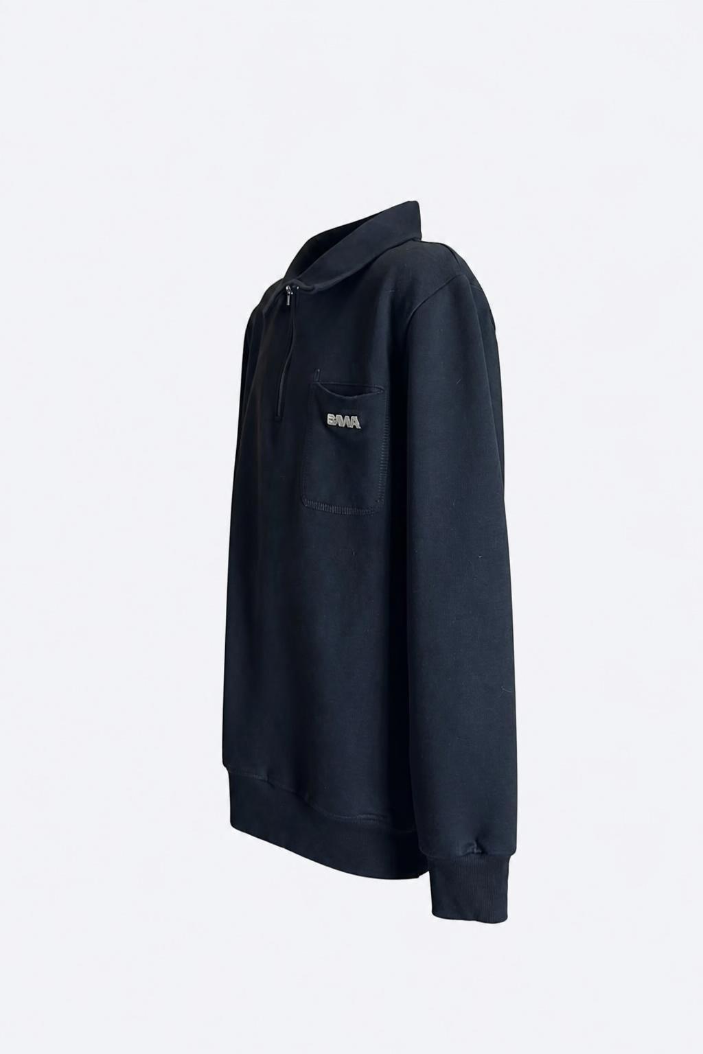 Yarım Fermuarlı Erkek Çocuk Sweatshirt - 2