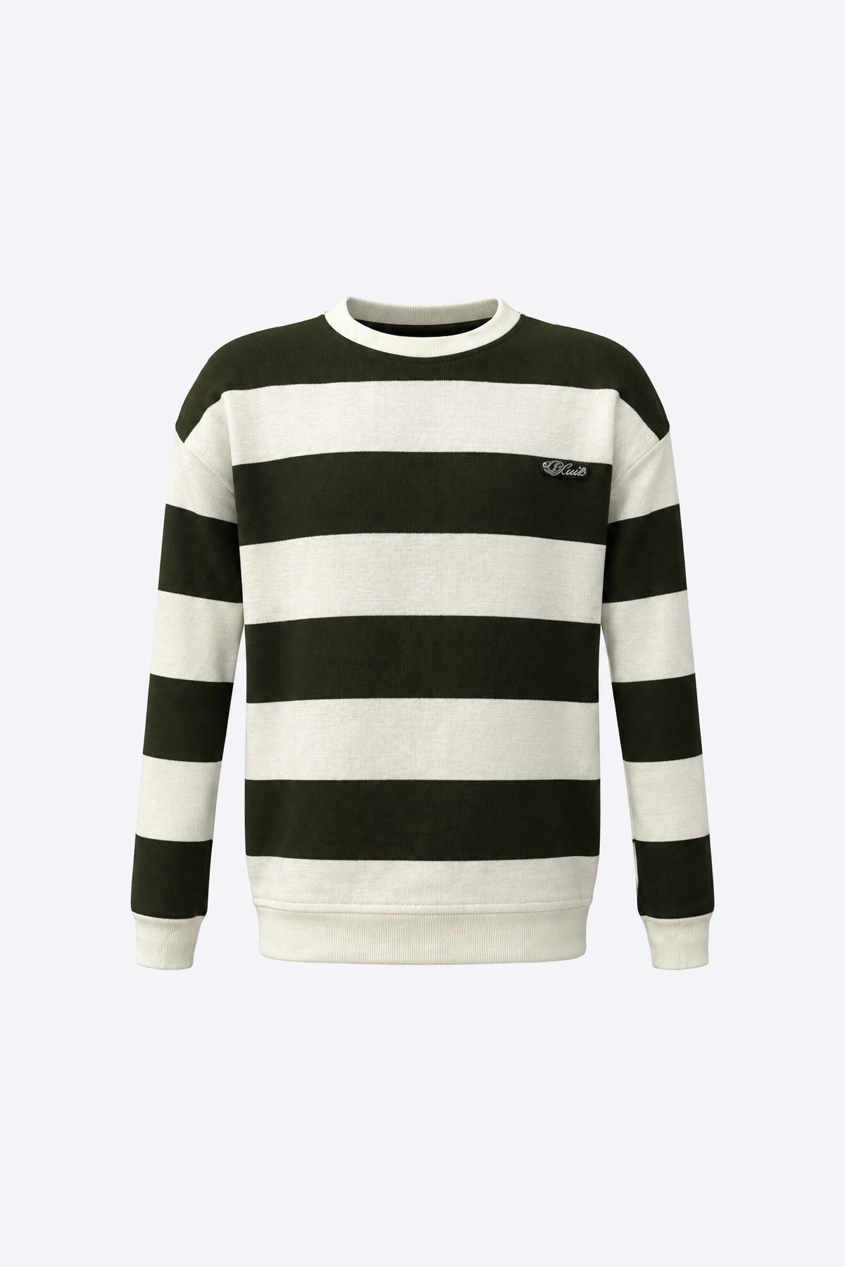 Geniş Çizgili Erkek Çocuk Sweatshirt 1