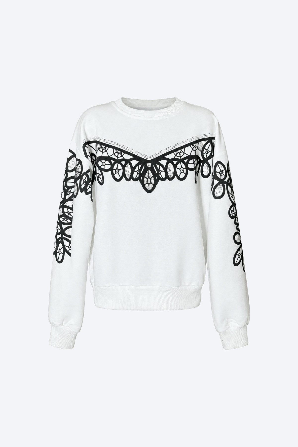 Nakış Detaylı Kız Çocuk Sweatshirt 1